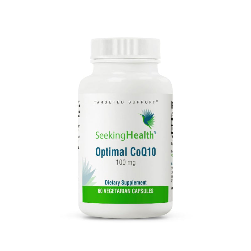 Seeking Health Optimal CoQ10 - Coenzyme Supplement for Heart Health & Energy Support - Antioxidant Capsules to Support Brain Health - 100 mg 60 Capsules