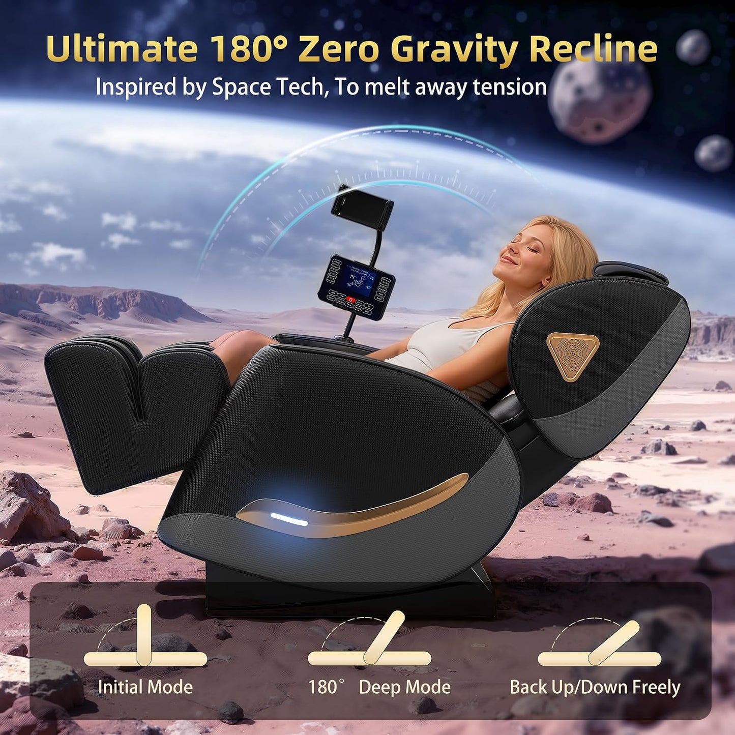 2026 Massage Chair Full Body, Zero Gravity Massage Chair Recliner - Upgraded 10-Point Roller, Heating, Airbags, Foot Roller, Shiatsu Full Body Massage Chairs, Gift for Parent