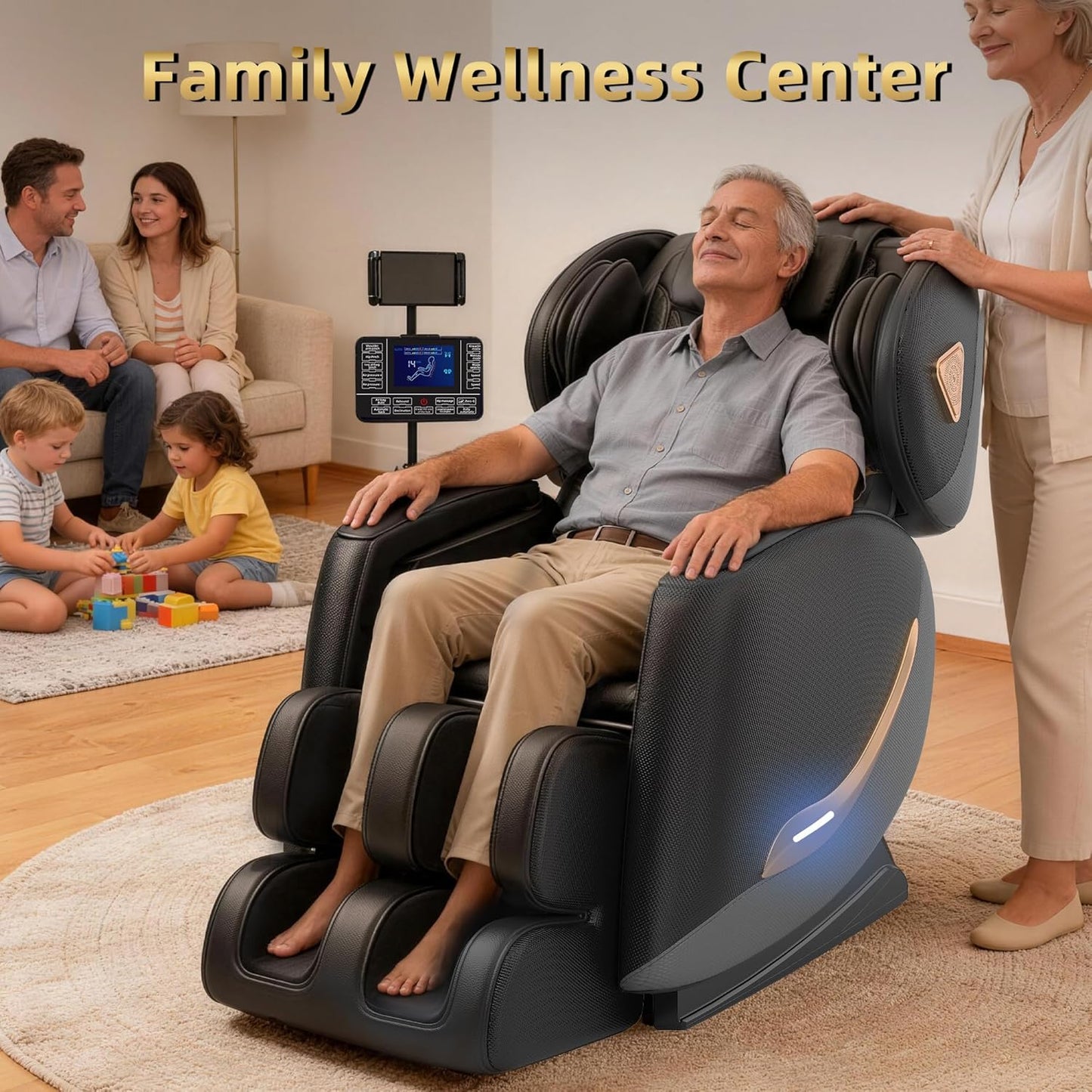 2026 Massage Chair Full Body, Zero Gravity Massage Chair Recliner - Upgraded 10-Point Roller, Heating, Airbags, Foot Roller, Shiatsu Full Body Massage Chairs, Gift for Parent